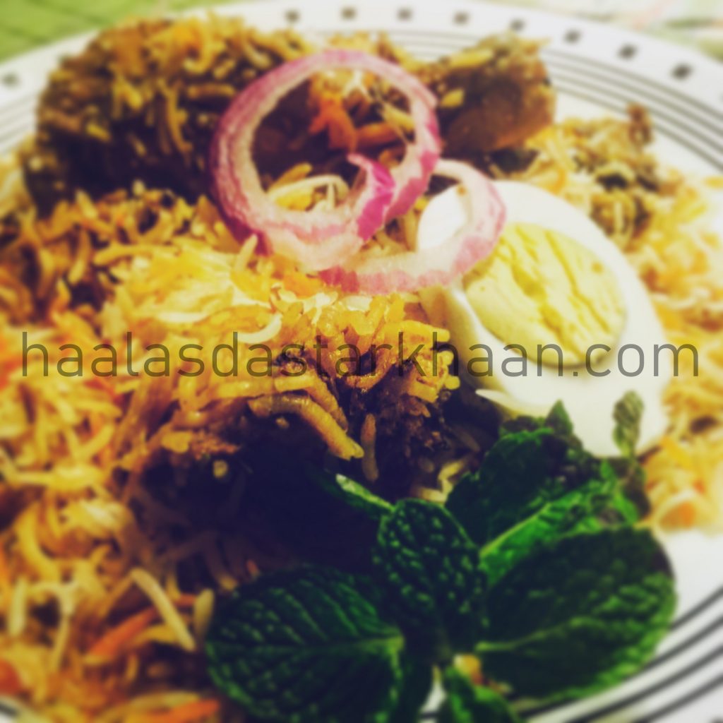 Hyderabadi Korme ki Biryani – Haala's Dastarkhaan